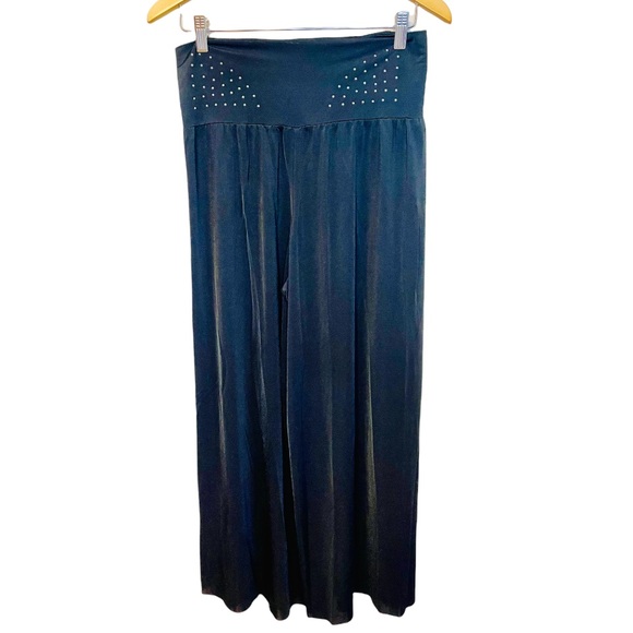 ISSEY MIYAKE - beautiful black, wide leg, Raw edge pants. - Picture 9 of 13